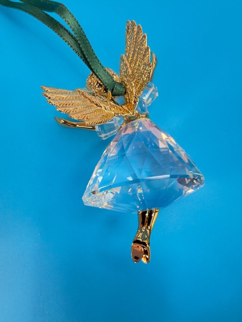 Swarovski 1996 Christmas Memories Angel Crystal Ornament 203083 Boxed Austria - Picture 11 of 14